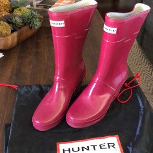 Hunter Wedge Calf Rainboots